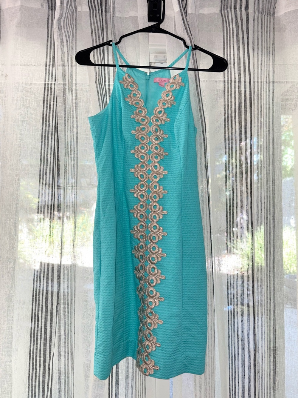 Lilly Pulitzer Pearl Shift Dress in Seaside Aqua
